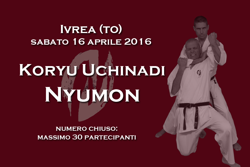 Koryu Uchinadi Nyumon - Seminario a Ivrea