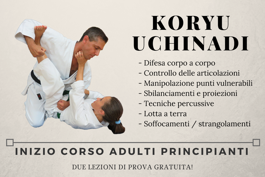 Inizio corso di Koryu Uchinadi per adulti principianti a Cesena