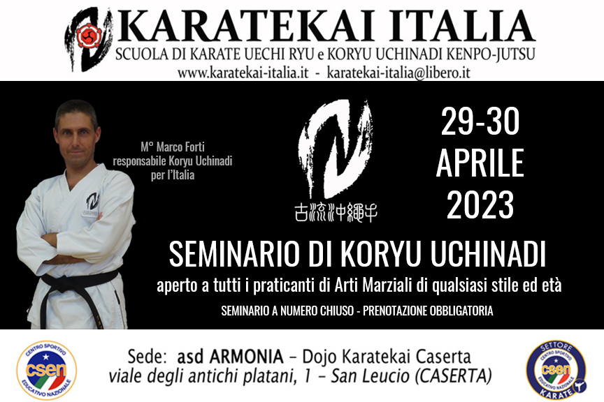 Seminario di Koryu Uchinadi a Caserta