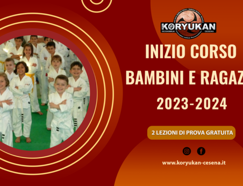 Inizio corso bambini e ragazzi 2023-2024