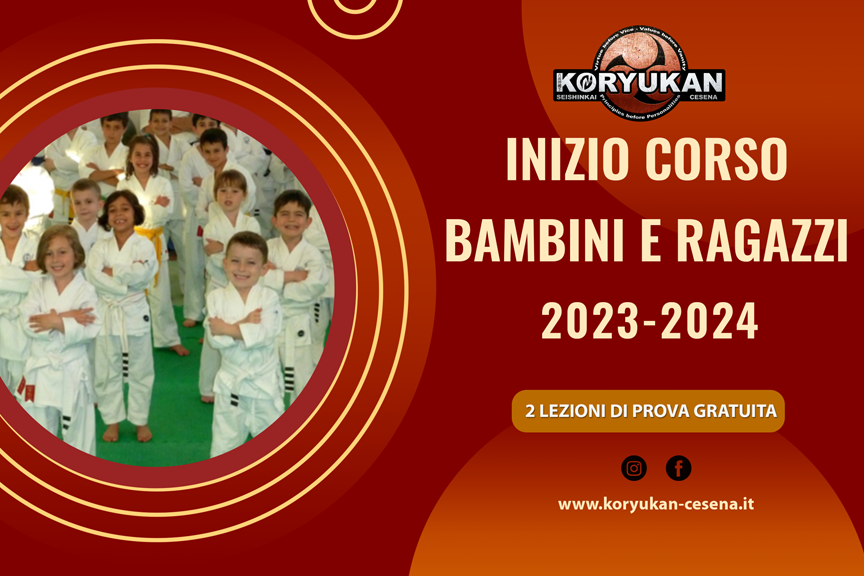 Koryu Uchinadi Cesena: inizio corso bambini e ragazzi 2023-24