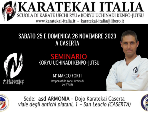 Seminario di Koryu Uchinadi a Caserta