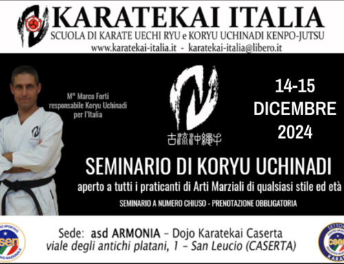 Seminario di Koryu Uchinadi a Caserta