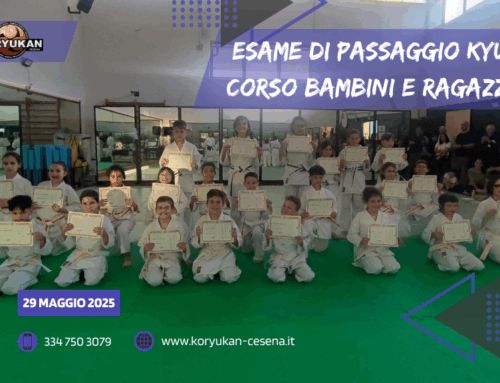 Esami di Kyu – Corso bambini e ragazzi – maggio 2025