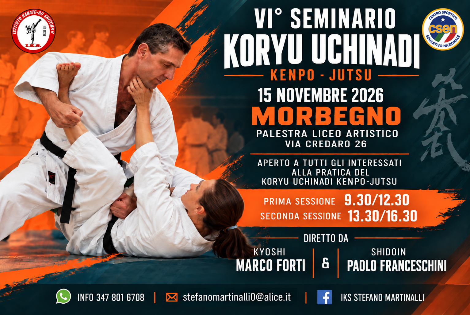 Sesto Seminario di Koryu Uchinadi in Valtellina